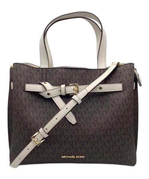 MICHAEL KORS（マイケル・コース）MICHAEL KORS (マイケル・コース) ハンドバッグ ブラウン サイズ:−の古着・服飾アイテム