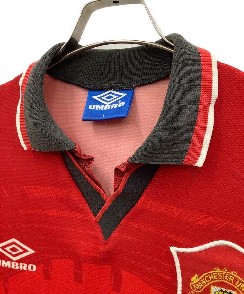 UMBRO（アンブロ）UMBRO (アンブロ) ゲームシャツ レッド サイズ:Lの古着・服飾アイテム