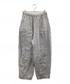 かぐれカグレ）の古着「リネンボリュームパンツ」｜パープル