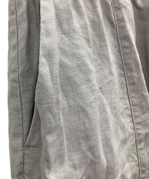 かぐれ（カグレ）かぐれ (カグレ) リネンボリュームパンツ パープル サイズ:FREEの古着・服飾アイテム