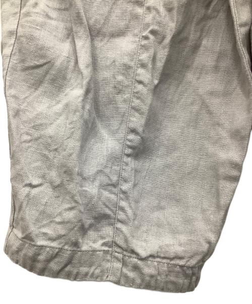 かぐれ（カグレ）かぐれ (カグレ) リネンボリュームパンツ パープル サイズ:FREEの古着・服飾アイテム