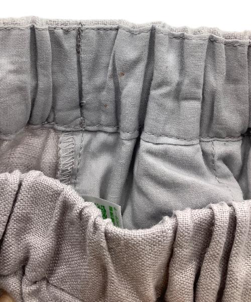 かぐれ（カグレ）かぐれ (カグレ) リネンボリュームパンツ パープル サイズ:FREEの古着・服飾アイテム