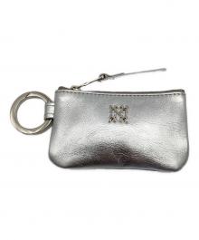 russet（ラシット）の古着「カラビナ付きソフトレザーマルチケース」｜シルバー