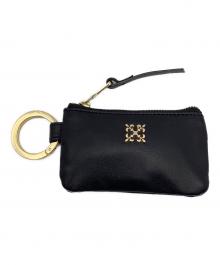 russet（ラシット）の古着「カラビナ付きソフトレザーマルチケース」｜ブラック