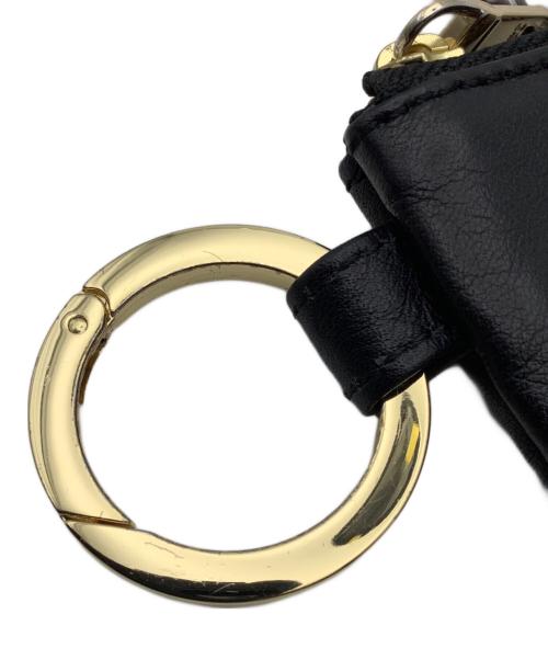 russet（ラシット）russet (ラシット) カラビナ付きソフトレザーマルチケース ブラック サイズ:−の古着・服飾アイテム