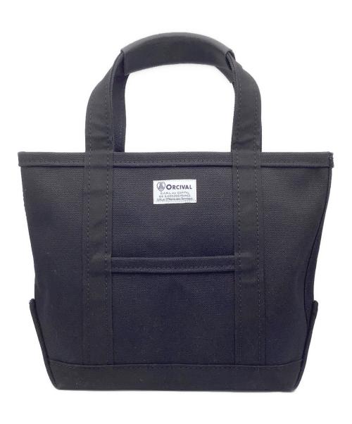 ORCIVAL（オーシバル）ORCIVAL (オーシバル) キャンバストートバッグ ブラック サイズ:Sの古着・服飾アイテム