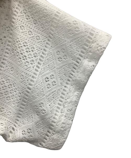 SUM1 STYLE（スミスタイル）SUM1 STYLE (スミスタイル) レースシャツ ホワイト サイズ:Fの古着・服飾アイテム