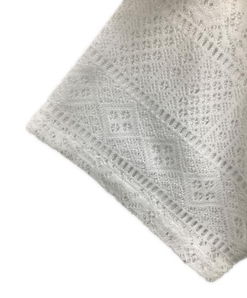 SUM1 STYLE（スミスタイル）SUM1 STYLE (スミスタイル) レースシャツ ホワイト サイズ:Fの古着・服飾アイテム