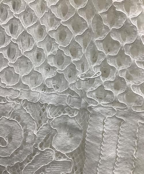 SUM1 STYLE（スミスタイル）SUM1 STYLE (スミスタイル) レースシャツ ホワイト サイズ:Fの古着・服飾アイテム