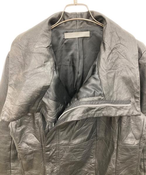 EKAM（エカム）EKAM (エカム) ラムレザージャケット ブラック サイズ:Lの古着・服飾アイテム