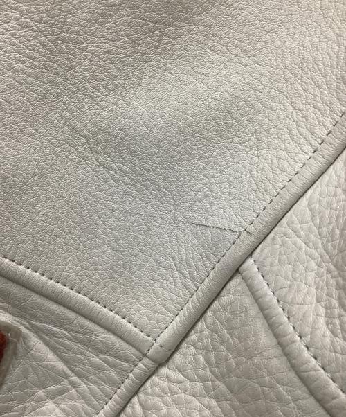 POSHBOY（ポッシュボーイ）POSHBOY (ポッシュボーイ) スタジャン グリーン×ベージュ サイズ:Fの古着・服飾アイテム