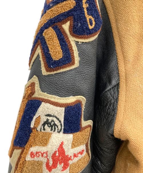 FLANDRE（フランドル）FLANDRE (フランドル) スタジャン ブラウン サイズ:-の古着・服飾アイテム