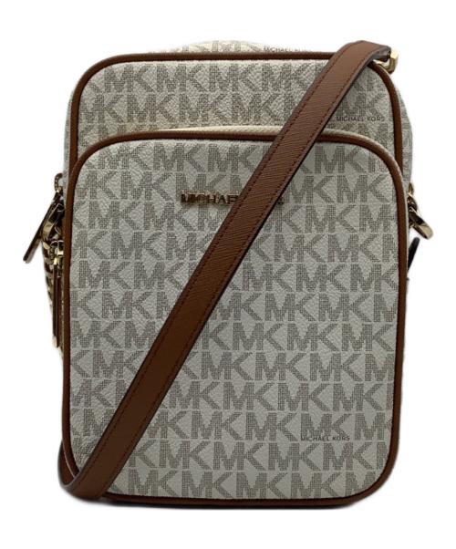 MICHAEL KORS（マイケル・コース）MICHAEL KORS (マイケル・コース) ショルダーバッグ ベージュ×ブラウン サイズ:−の古着・服飾アイテム