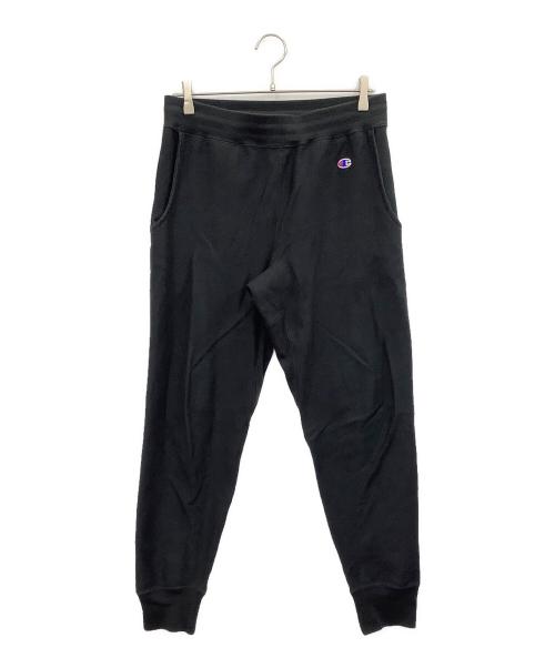Champion REVERSE WEAVE（チャンピオン リバース ウィーブ）Champion REVERSE WEAVE (チャンピオン リバース ウィーブ) ジョガーパンツ ブラック サイズ:Lの古着・服飾アイテム