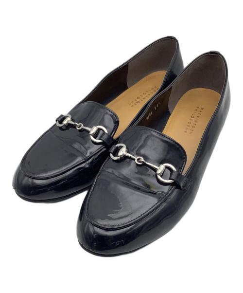 MACKINTOSH PHILOSOPHY（マッキントッシュ フィロソフィー）MACKINTOSH PHILOSOPHY (マッキントッシュ フィロソフィー) チェーンローファー ブラック サイズ:24.5の古着・服飾アイテム