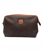 CELINEセリーヌ）の古着「コスメポーチ」｜ブラウン