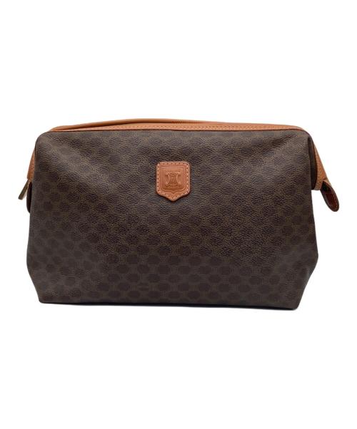 CELINE（セリーヌ）CELINE (セリーヌ) コスメポーチ ブラウン サイズ:−の古着・服飾アイテム