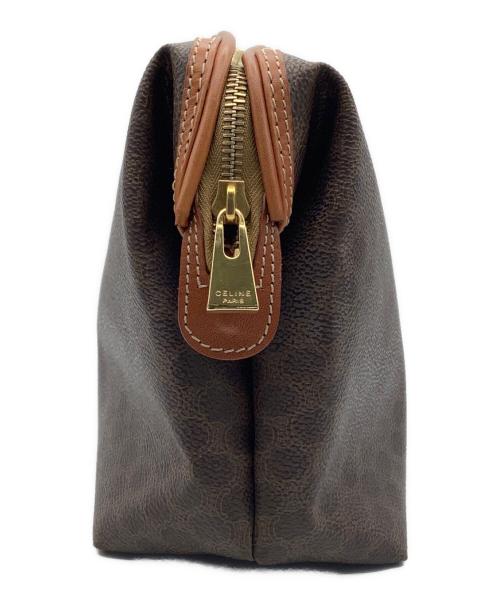 CELINE（セリーヌ）CELINE (セリーヌ) コスメポーチ ブラウン サイズ:−の古着・服飾アイテム