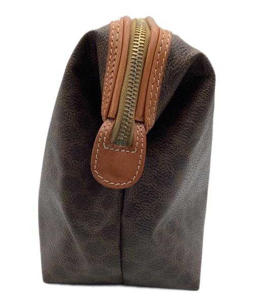 CELINE（セリーヌ）CELINE (セリーヌ) コスメポーチ ブラウン サイズ:−の古着・服飾アイテム