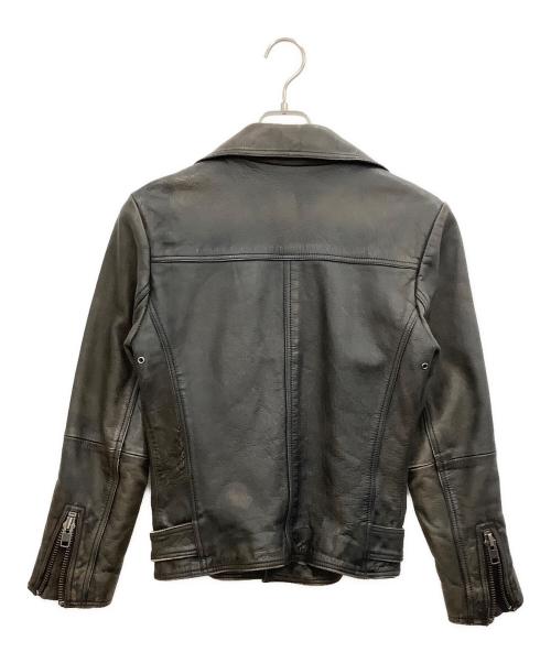 NUDIE JEANS（ヌーディー・ジーンズ）NUDIE JEANS (ヌーディー・ジーンズ) レザージャケット ブラウン サイズ:XSの古着・服飾アイテム