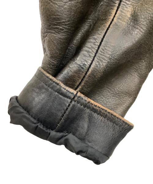 NUDIE JEANS（ヌーディー・ジーンズ）NUDIE JEANS (ヌーディー・ジーンズ) レザージャケット ブラウン サイズ:XSの古着・服飾アイテム