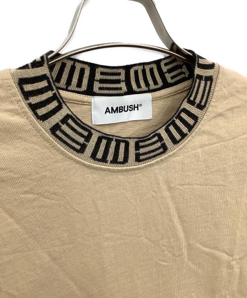 AMBUSH（アンブッシュ）AMBUSH (アンブッシュ) 半袖Tシャツ ベージュ サイズ:Sの古着・服飾アイテム