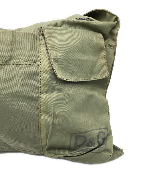 DOLCE & GABBANA（ドルチェ＆ガッバーナ）DOLCE & GABBANA (ドルチェ＆ガッバーナ) ショルダーバッグ ブラック×カーキ サイズ:−の古着・服飾アイテム