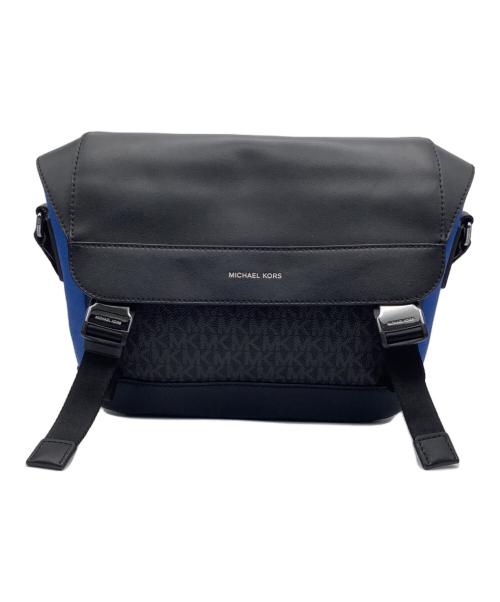 MICHAEL KORS（マイケル・コース）MICHAEL KORS (マイケル・コース) ショルダーバッグ ブラック×ブルー サイズ:−の古着・服飾アイテム