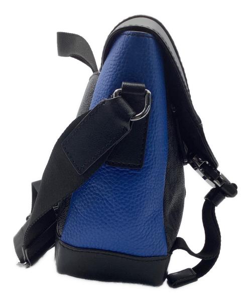 MICHAEL KORS（マイケル・コース）MICHAEL KORS (マイケル・コース) ショルダーバッグ ブラック×ブルー サイズ:−の古着・服飾アイテム