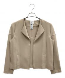 Sov.（ソブ）の古着「ノーカラージャケット」｜ベージュ