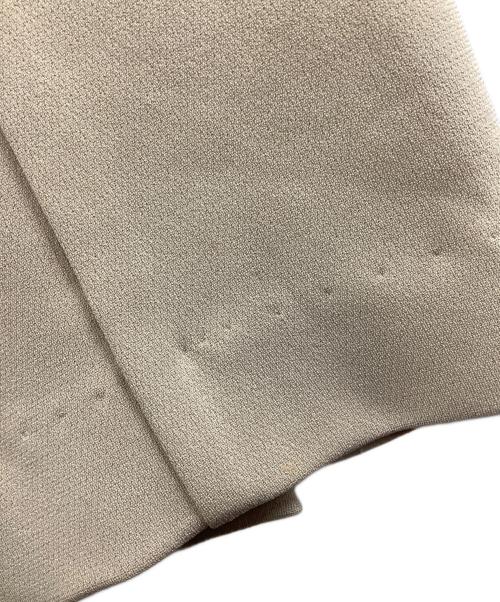 Sov.（ソブ）Sov. (ソブ) ノーカラージャケット ベージュ サイズ:36の古着・服飾アイテム