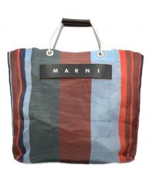 MARNI（マルニ）の古着「トートバッグ」｜レッド×ブルー