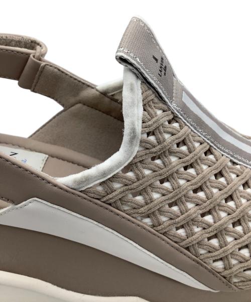 LANVIN en Bleu（ランバンオンブルー）LANVIN en Bleu (ランバンオンブルー) プラットフォームサンダル ベージュ サイズ:Mの古着・服飾アイテム