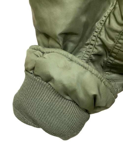 ALPHA（アルファ）ALPHA (アルファ) フライトジャケット グリーン サイズ:XLの古着・服飾アイテム