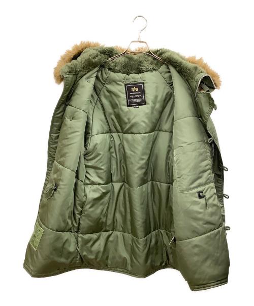 ALPHA（アルファ）ALPHA (アルファ) フライトジャケット グリーン サイズ:XLの古着・服飾アイテム