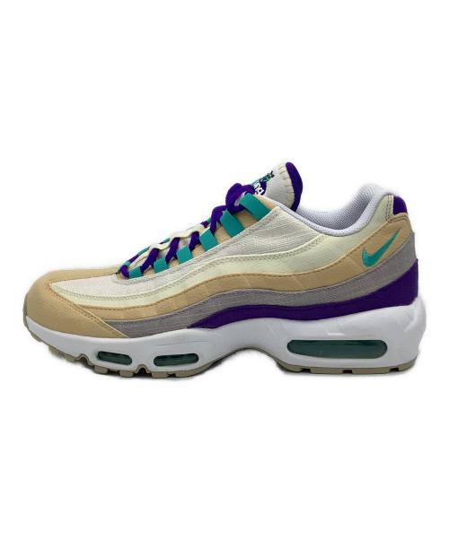NIKE（ナイキ）NIKE (ナイキ) スニーカー ベージュ×パープル サイズ:28の古着・服飾アイテム