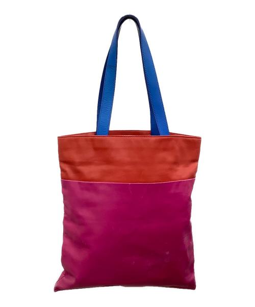 BALLY（バリー）BALLY (バリー) トートバッグ ピンク×ブルー サイズ:−の古着・服飾アイテム