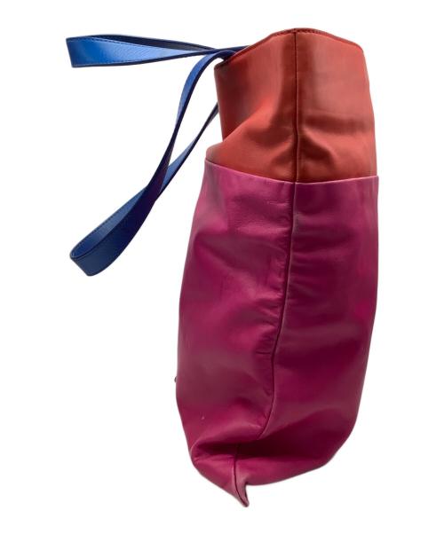 BALLY（バリー）BALLY (バリー) トートバッグ ピンク×ブルー サイズ:−の古着・服飾アイテム