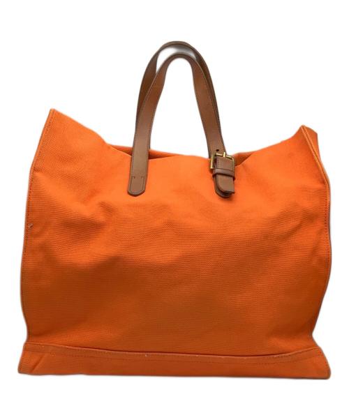 RALPH LAUREN（ラルフローレン）RALPH LAUREN (ラルフローレン) キャンバストートバッグ オレンジ サイズ:−の古着・服飾アイテム
