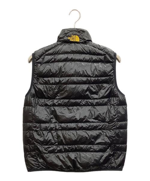 THE NORTH FACE（ザ ノース フェイス）THE NORTH FACE (ザ ノース フェイス) ダウンベスト ブラック×イエロー サイズ:Lの古着・服飾アイテム