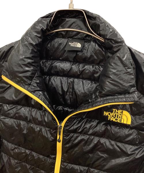 THE NORTH FACE（ザ ノース フェイス）THE NORTH FACE (ザ ノース フェイス) ダウンベスト ブラック×イエロー サイズ:Lの古着・服飾アイテム