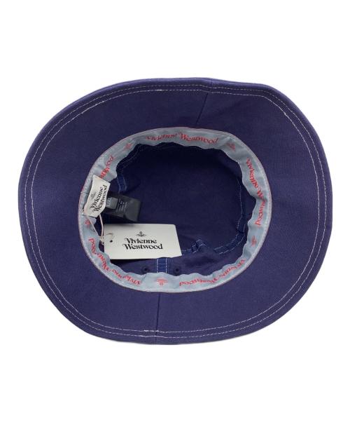 Vivienne Westwood（ヴィヴィアンウエストウッド）Vivienne Westwood (ヴィヴィアンウエストウッド) バケットハット ネイビー サイズ:L−XLの古着・服飾アイテム