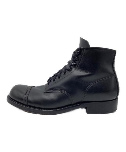CUSHMAN（クッシュマン）CUSHMAN (クッシュマン) ストレートチップワークブーツ ブラック サイズ:7の古着・服飾アイテム