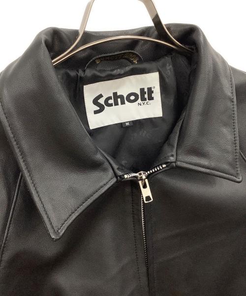 Schott NYC（ショット NYC）Schott NYC (ショット NYC) レザージャケット ブラック サイズ:Mの古着・服飾アイテム