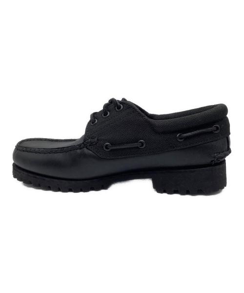 Timberland（ティンバーランド）Timberland (ティンバーランド) Authentic Handsewn 3 Eye Boat Shoes ブラック サイズ:25の古着・服飾アイテム