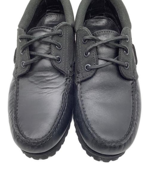 Timberland（ティンバーランド）Timberland (ティンバーランド) Authentic Handsewn 3 Eye Boat Shoes ブラック サイズ:25の古着・服飾アイテム