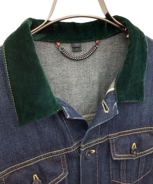 BURBERRY（バーバリー）BURBERRY (バーバリー) デニムジャケット ネイビー サイズ:46の古着・服飾アイテム