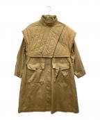 MAISON SPECIALメゾンスペシャル）の古着「ドッキングモッズコート」｜ベージュ