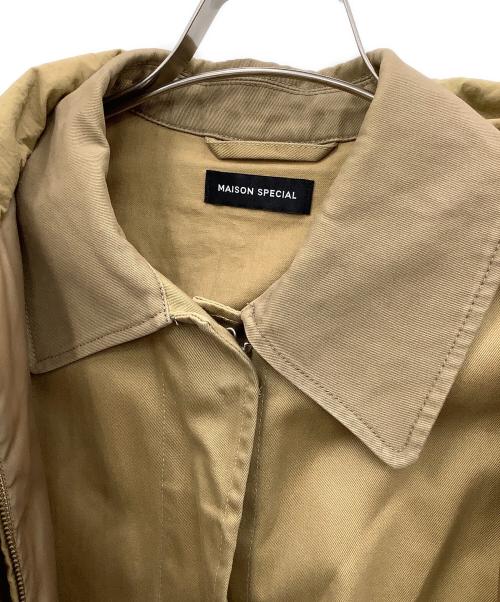 MAISON SPECIAL（メゾンスペシャル）MAISON SPECIAL (メゾンスペシャル) ドッキングモッズコート ベージュ サイズ:FREEの古着・服飾アイテム