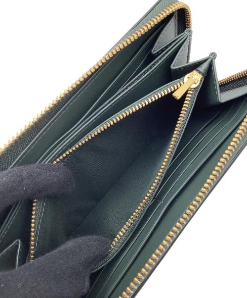 COACH（コーチ）COACH (コーチ) ラウンドファスナー財布 グリーン サイズ:−の古着・服飾アイテム